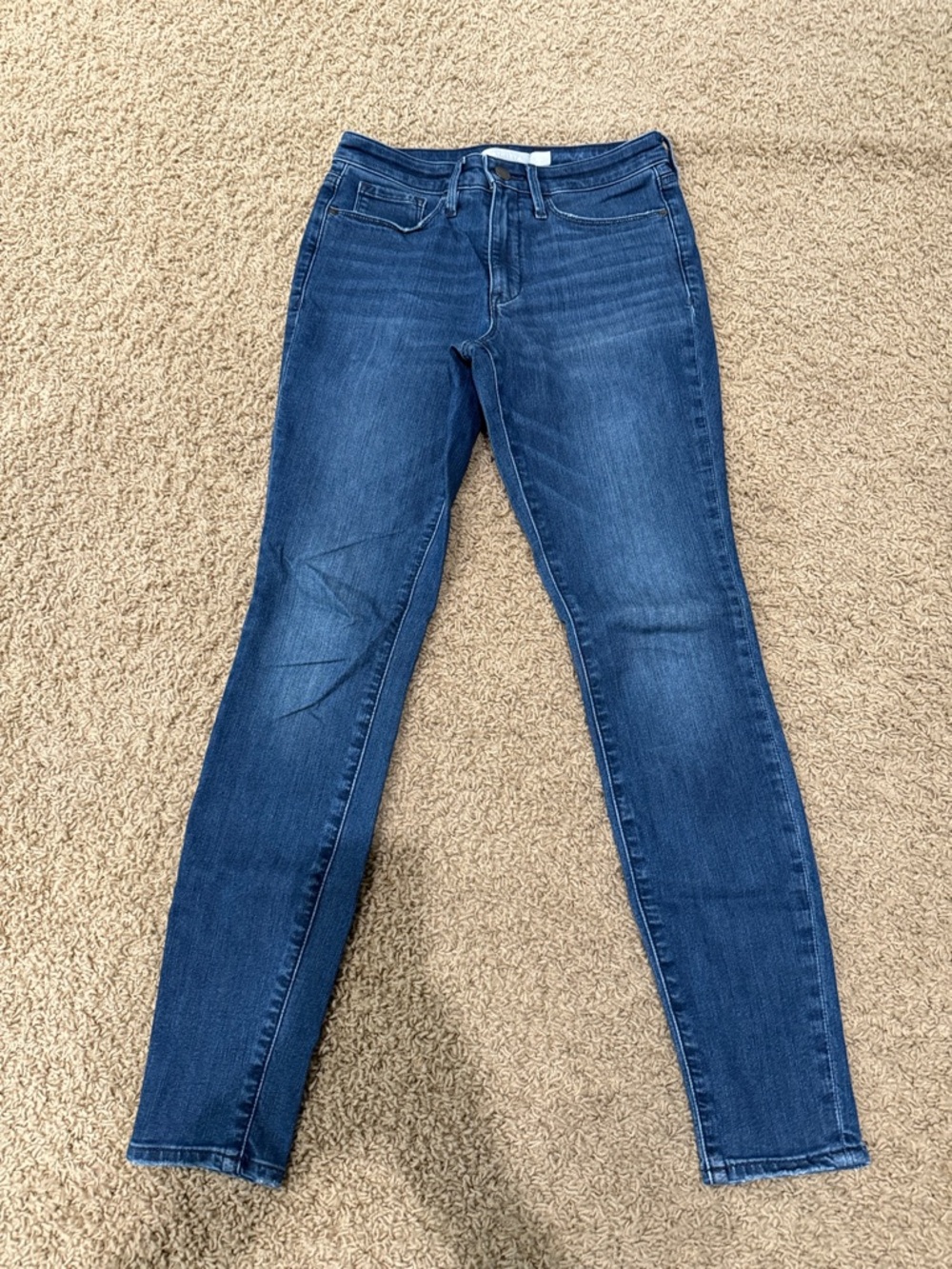 Athleta Women's Dark Blue Skinny Jeans Size 4